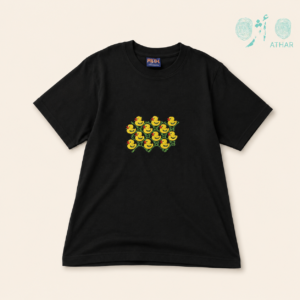 تيشيرت أسود بتطريز Black T-Shirt