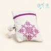P-TZ-01-07 حقيبة موبايل السعر 7 حقيبة موبايل قماشية بتطريز يدوي تراثي وردي Hand-Embroidered Pink Heritage Mobile Phone Bag
